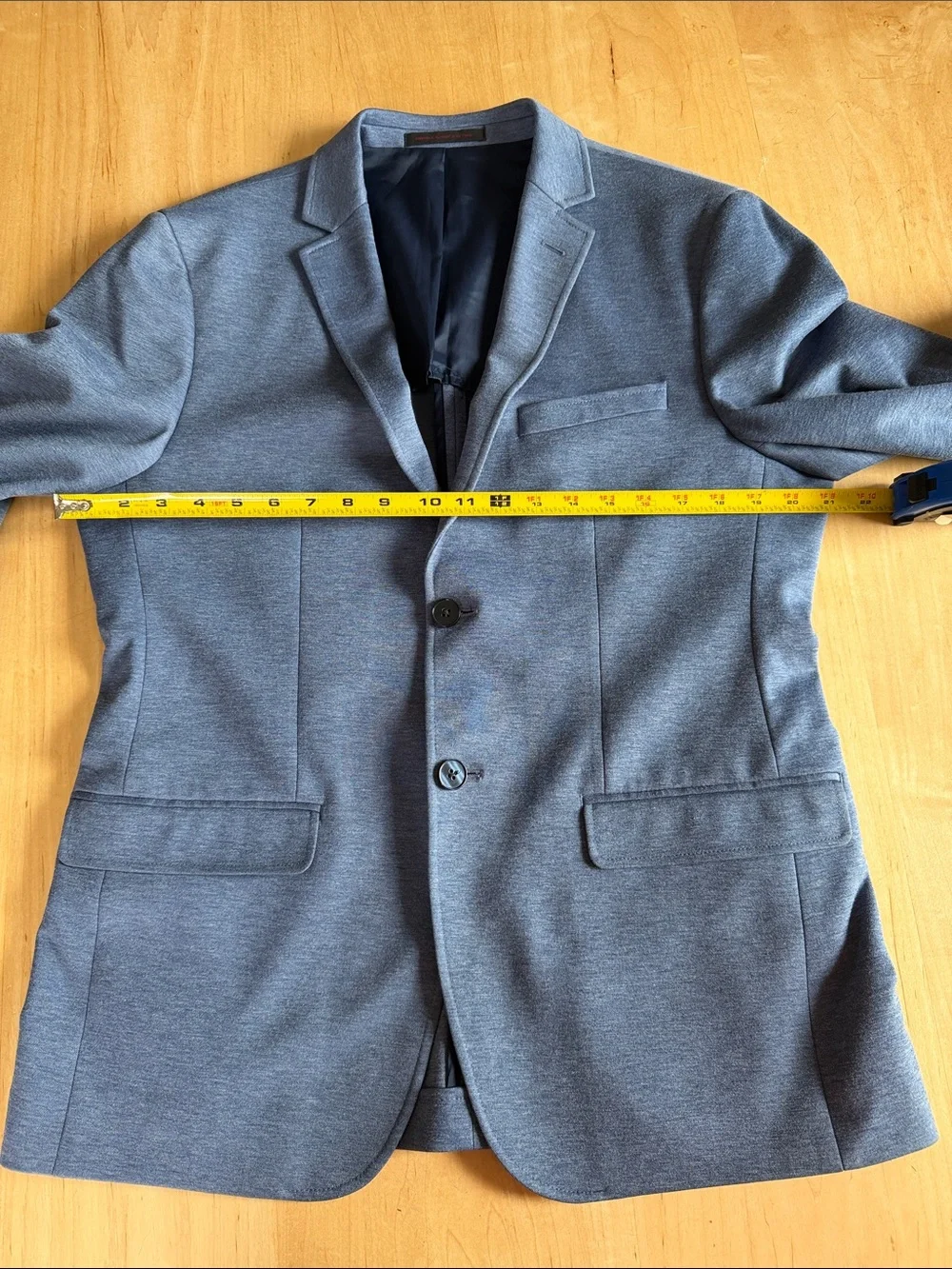 Men's Blue Two-Button Blazer - Classic Tailored Jacket
